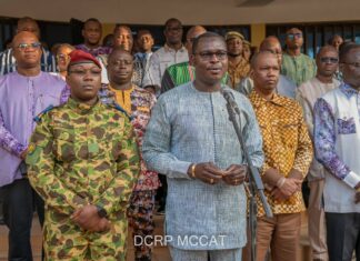 Montée des couleurs à l’hôtel administratif du Kadiogo : « 2026 sera l’année des impacts et de la consolidation de tous les acquis », selon le Ministre Pingdwendé Gilbert OUEDRAOGO