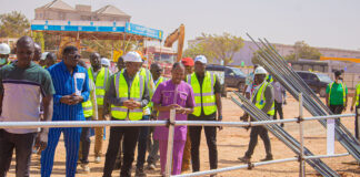 Sites SONATUR de Silmiougou, de Cissin 2020 et de Zafara Plazza : le ministre Mikaïlou Sidibé satisfait de l’avancement des travaux