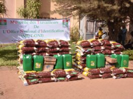 Office national d’identification: des vivres pour les veuves et orphelins des FDS tombées sur le champ de bataille
