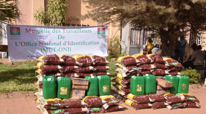 Office national d’identification: des vivres pour les veuves et orphelins des FDS tombées sur le champ de bataille