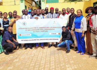 Mortalité maternelle: la SOGOB mobilise les médias contre l’hémorragie du post-partum