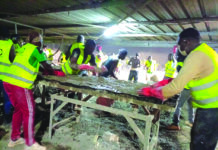 Fête de fin d’année: les travailleurs de Faso Mêbo passent le réveillon sur les chantiers