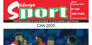 Une Sidwaya Sport du 06-01-2026