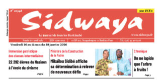 Une Sidwaya du 16 au 18-01-2026