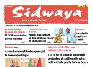 Une Sidwaya du 16 au 18-01-2026