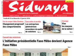 Une Sidwaya du 23 au 25-01-2026