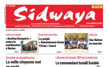 Une Sidwaya du 05-01-2025