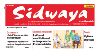 Une Sidwaya du 07-01-2026