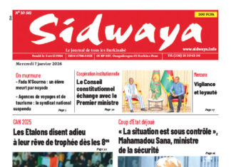 Une Sidwaya du 07-01-2026