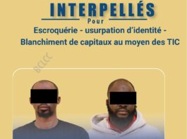 Lutte contre la cybercriminalité : Deux (02) individus, dont un repris de justice interpellés