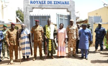 Bataillon blindé d’intervention rapide de Ziniaré: le ministre Célestin Simporé traduit la reconnaissance de la Nation aux forces combattantes