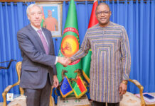 Coopération Burkina-Union européenne: l’envoyé spécial de Bruxelles pour le Sahel à l’écoute du chef de la diplomatie