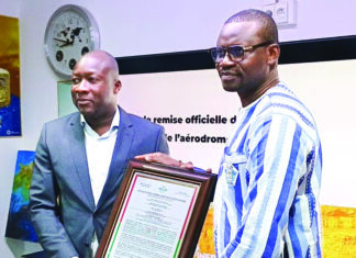 Aérodrome d’Essakane: le premier site privé certifié au Burkina Faso