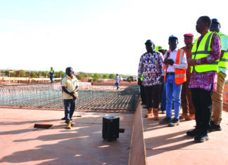 Aménagement de voiries dans la ville de Ouagadougou: le ministre Mikaïlou Sidibé satisfait de l’avancée des travaux