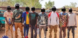 Lutte contre la criminalité urbaine : un réseau de malfrats démantelé à Ouagadougou