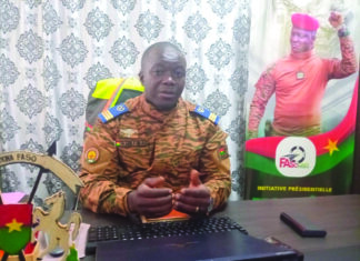 Capitaine Elvis Kapioko, coordonnateur régional de l’Agence Faso Mêbo du Guiriko : « Notre souci majeur est la disponibilité en concassé de granit, élément crucial pour le pavage et la confection de dalots »