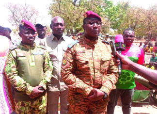 Région des Tannounyan : la ministre Passowendé Pélagie Kabré/Kaboré porte le message de solidarité du président du Faso à une localité reconquise