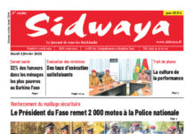 Une Sidwaya du 03-02-2026