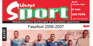 Une Sidwaya Sport du 03-02-2026