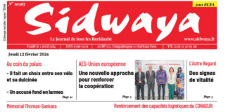 Une Sidwaya du 12-02-2026