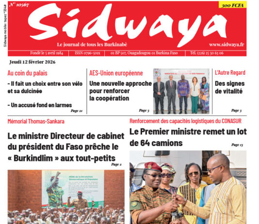 Une Sidwaya du 12-02-2026