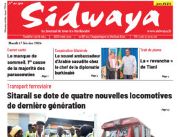 Une Sidwaya du 17-02-2026