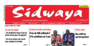 Une Sidwaya du 19-02-2026