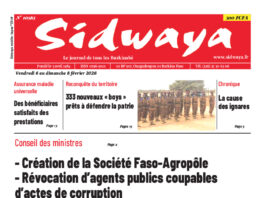 Une Sidwaya du 06 au 08-02-2026
