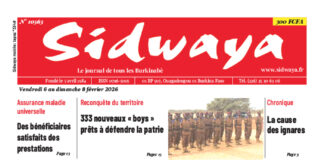 Une Sidwaya du 06 au 08-02-2026