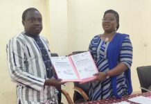 Région de Bankui : Gaël Yaméogo prend la tête de la direction régionale en charge de l’agriculture et de l’eau