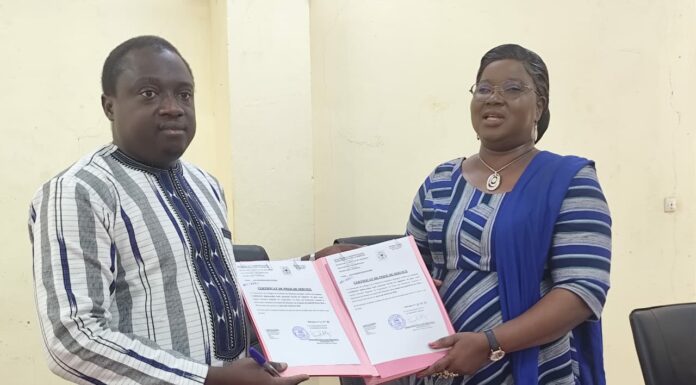 Région de Bankui : Gaël Yaméogo prend la tête de la direction régionale en charge de l’agriculture et de l’eau