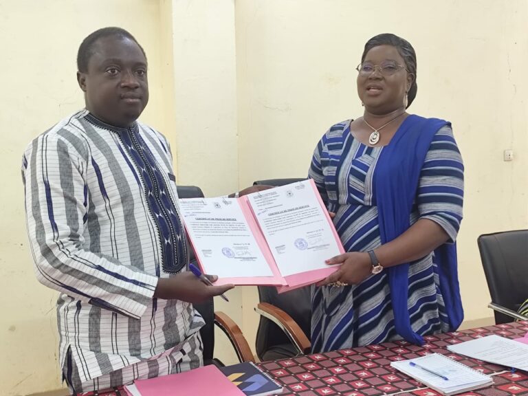 Région de Bankui : Gaël Yaméogo prend la tête de la direction régionale en charge de l’agriculture et de l’eau