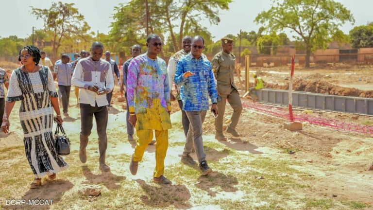 22e Semaine nationale de la culture:  le ministre Gilbert Ouédraogo  “inspecte” les sites de la manifestation