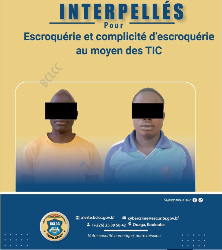 Lutte contre la cybercriminalité : Un groupe de faux démarcheurs interpellés pour des faits d’escroquerie via les TIC !