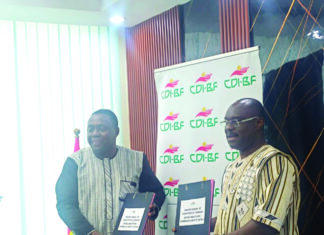 Caisse des dépôts et d’investissements: le nouveau directeur général, Askadar Housmane Sanou prend fonction