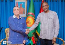 Fonds des Nations unies pour la population: le nouveau Représentant-résident présente ses lettres de cabinet au chef de la diplomatie