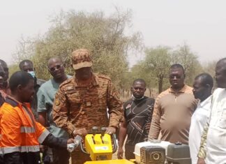 Infrastructures rizicoles dans le Nakambé: un bas-fond rizicole de 32 ha en aménagement à Kombinatenga