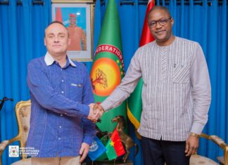 Fonds des Nations unies pour la population: le nouveau Représentant-résident présente ses lettres de cabinet au chef de la diplomatie