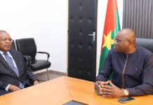 Cour de justice de l’UEMOA: le président du Conseil des ministres reçoit la nouvelle équipe dirigeante