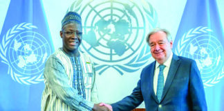 Nations unies: le nouvel ambassadeur du Burkina présente ses lettres de créance à Antonio Guterres