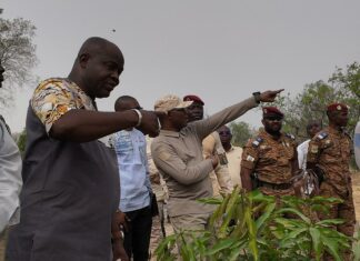 Campagne agricole sèche dans le Nazinon : le ministre d’Etat Sombié satisfait de l’avancement des chantiers