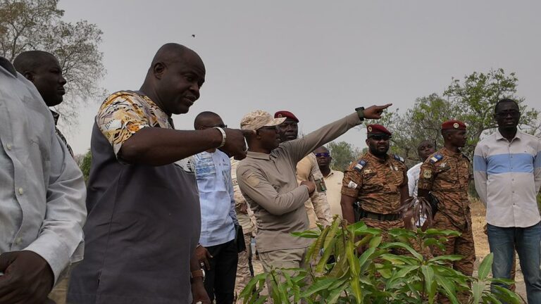 Campagne agricole sèche dans le Nazinon : le ministre d’Etat Sombié satisfait de l’avancement des chantiers
