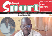 Une Sidwaya Sport du 17-03-2026