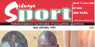 Une Sidwaya Sport du 17-03-2026