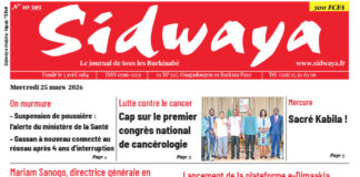 Une Sidwaya du 23-03-2026
