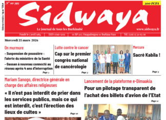 Une Sidwaya du 23-03-2026