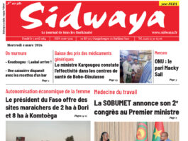 Une Sidwaya du 04-03-2026