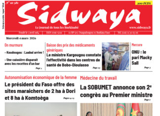 Une Sidwaya du 04-03-2026