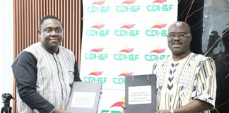 Caisse des dépôts et d’investissements: le nouveau directeur général, Askadar Housmane Sanou prend fonction