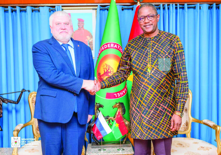 Coopération Burkina- Russie: une concertation pour consolider davantage l&rsquo;axe Ouagadougou-Moscou